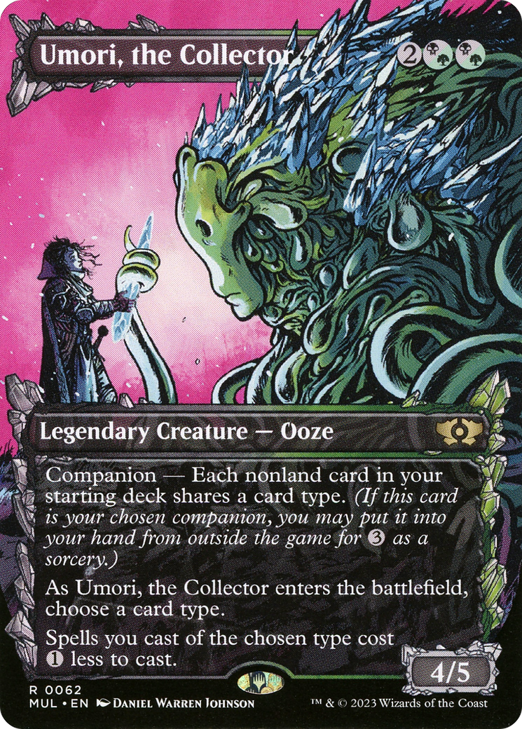 Umori, the Collector (MUL-062) [Multiverse Legends] (Showcase) (Borderless) Foil MTG Single Wizards of the Coast