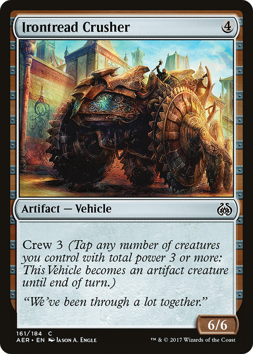 Irontread Crusher (AER-161) [Aether Revolt] MTG Single Wizards of the Coast