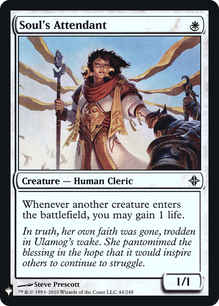 Soul's Attendant (LIST-044) [Mystery Booster] The List MTG Single Wizards of the Coast