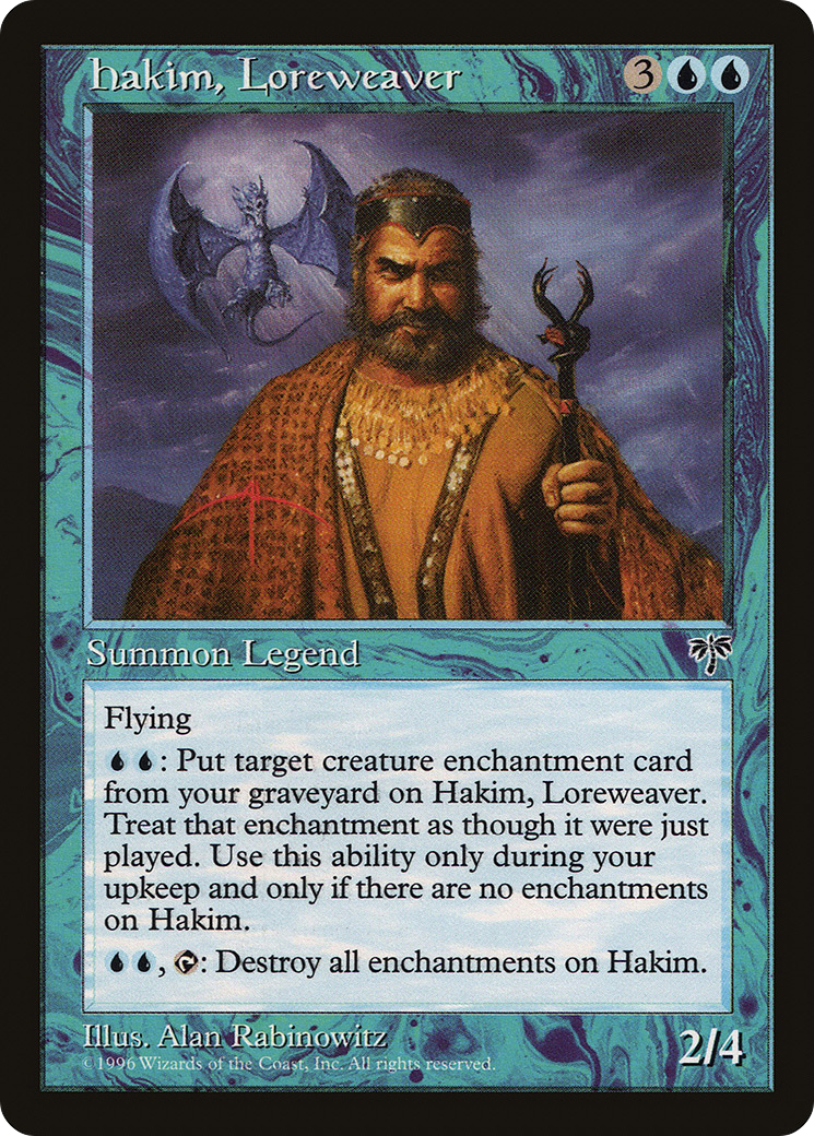Hakim, Loreweaver (MIR-068) [Mirage] MTG Single Wizards of the Coast