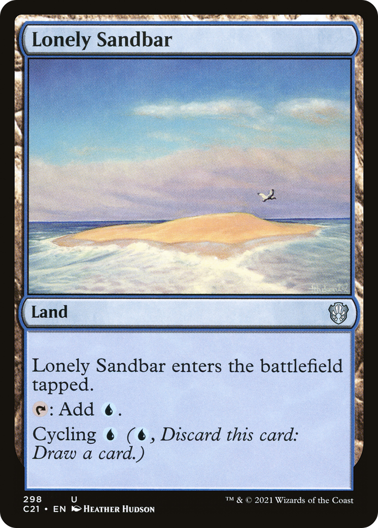 Lonely Sandbar (C21-298) [Commander 2021] MTG Single Wizards of the Coast