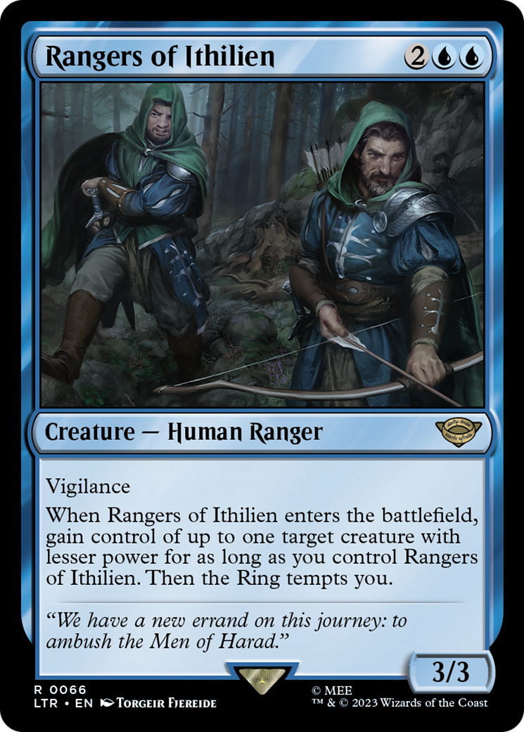 Rangers of Ithilien (LTR-066) [The Lord of the Rings: Tales of Middle-earth] Foil MTG Single Wizards of the Coast