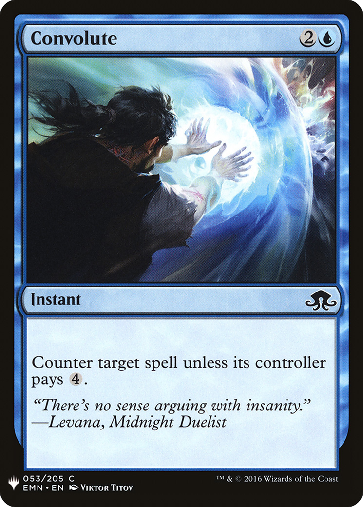 Convolute (LIST-EMN-53) [Mystery Booster] The List MTG Single Wizards of the Coast