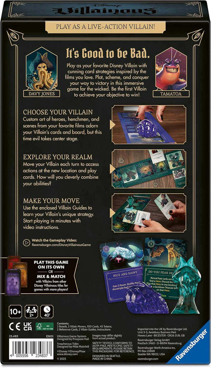 Disney Villainous: Treacherous Tides Board Games Ravensburger