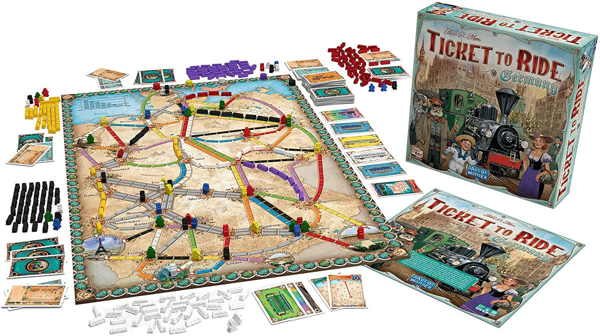 Ticket To Ride: Germany Board Games Days of Wonder