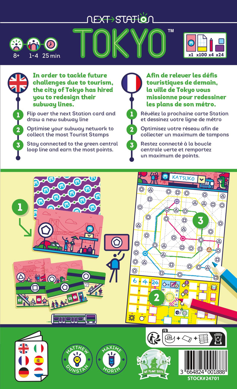 Next Station: Tokyo Board Games Blue Orange Games