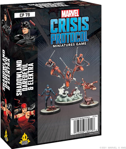 Marvel Crisis Protocol: Shadowland Daredevil & Elektra w/ Hand Ninjas Marvel Crisis Protocol Atomic Mass Games   