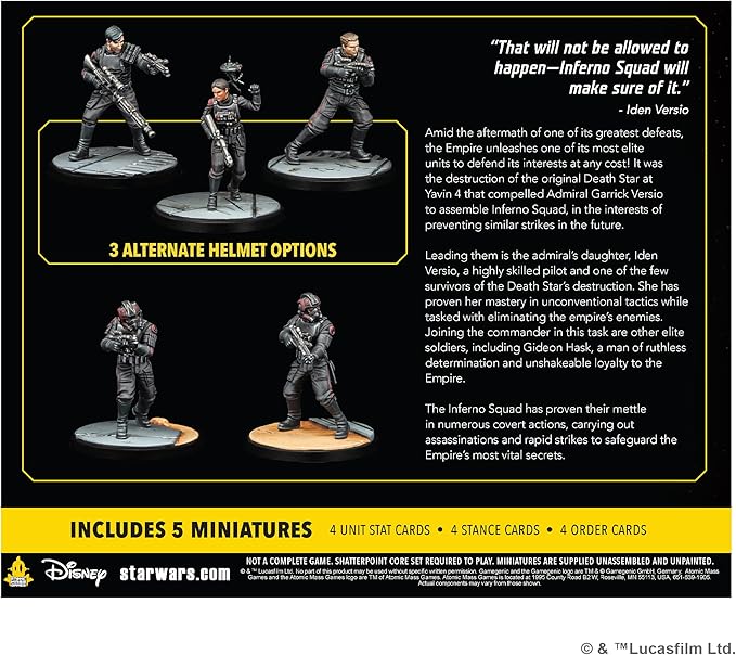 Star Wars Shatterpoint: Today the Rebellion Dies Squad Pack Star Wars: Shatterpoint Atomic Mass Games