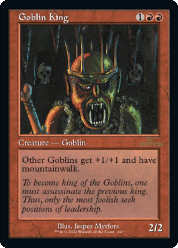 Goblin King (30A-447) [30th Anniversary Edition] MTG Single Wizards of the Coast