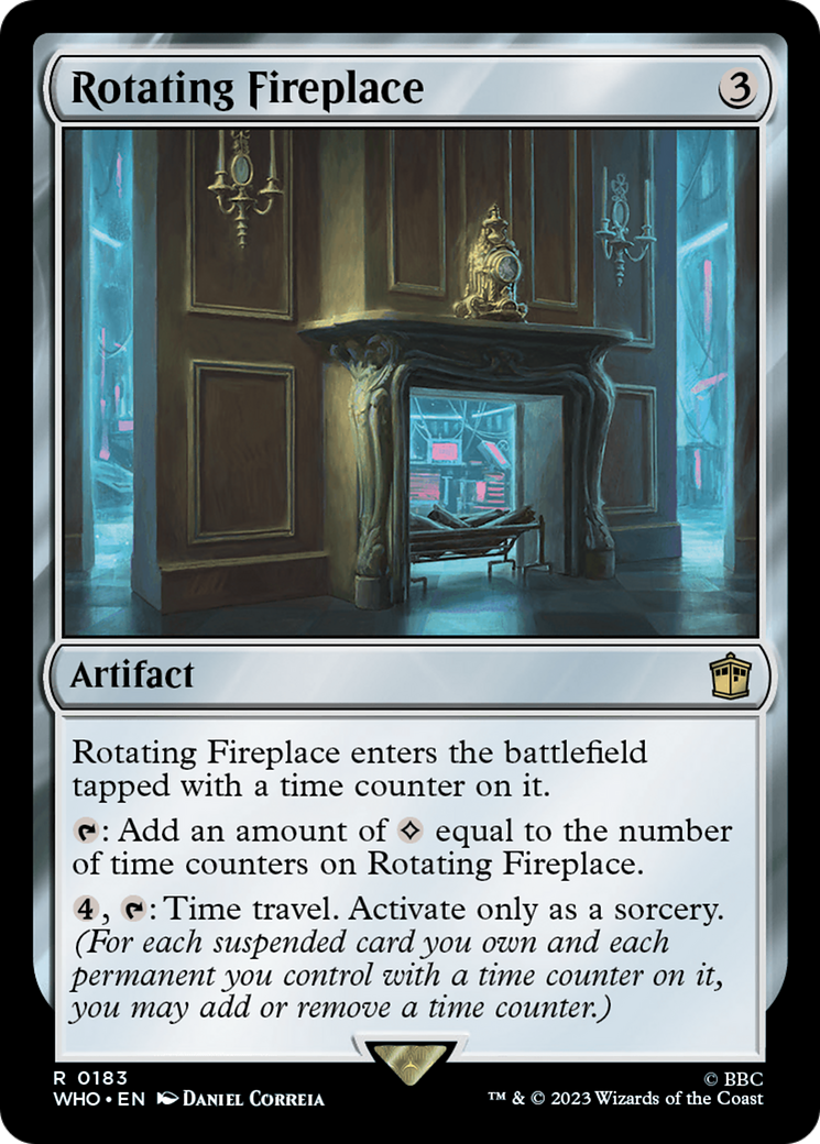 Rotating Fireplace (WHO-183) [Doctor Who] MTG Single Wizards of the Coast