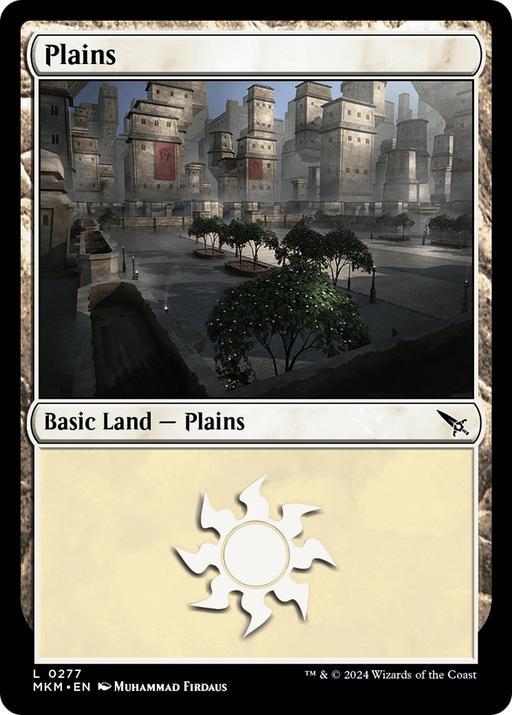 Plains (0277) (MKM-277) [Murders at Karlov Manor] MTG Single Murders at Karlov Manor