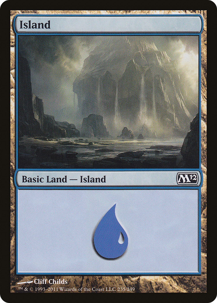 Island (235) (M12-235) [Magic 2012] MTG Single Wizards of the Coast