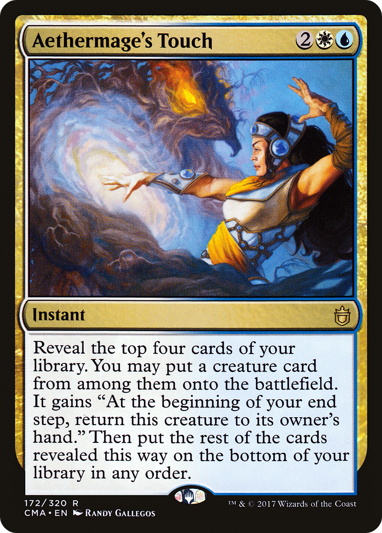 Aethermage's Touch (CMA-172) [Commander Anthology] MTG Single Wizards of the Coast