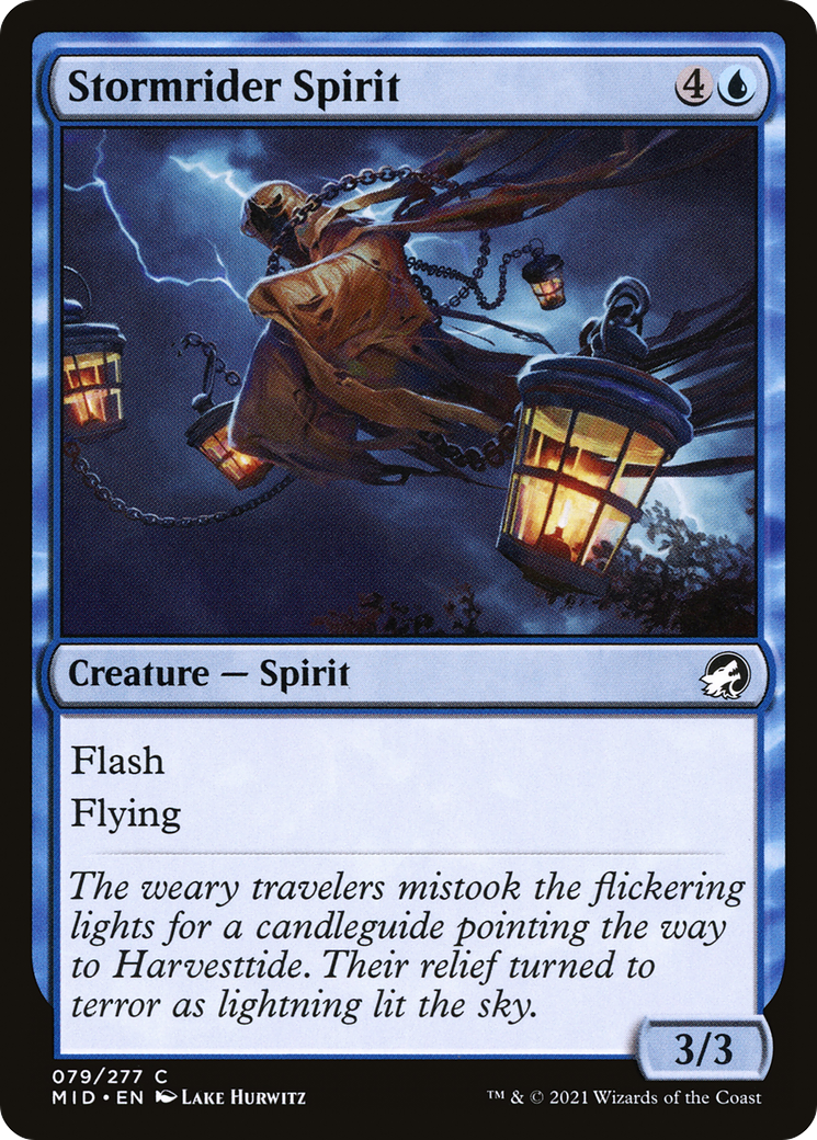 Stormrider Spirit (MID-079) [Innistrad: Midnight Hunt] MTG Single Wizards of the Coast