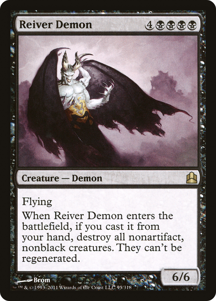 Reiver Demon (CMD-095) [Commander 2011] MTG Single Wizards of the Coast
