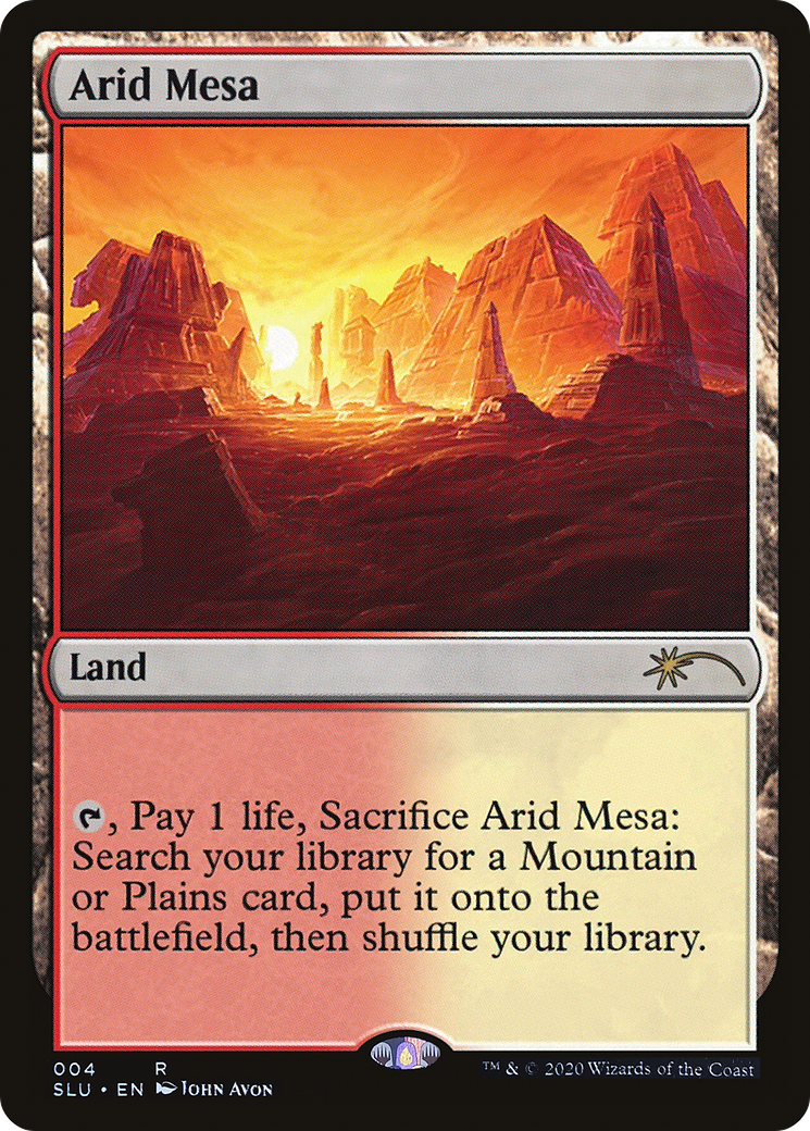 Arid Mesa (SLU-004) [Secret Lair] Ultimate Edition MTG Single Wizards of the Coast