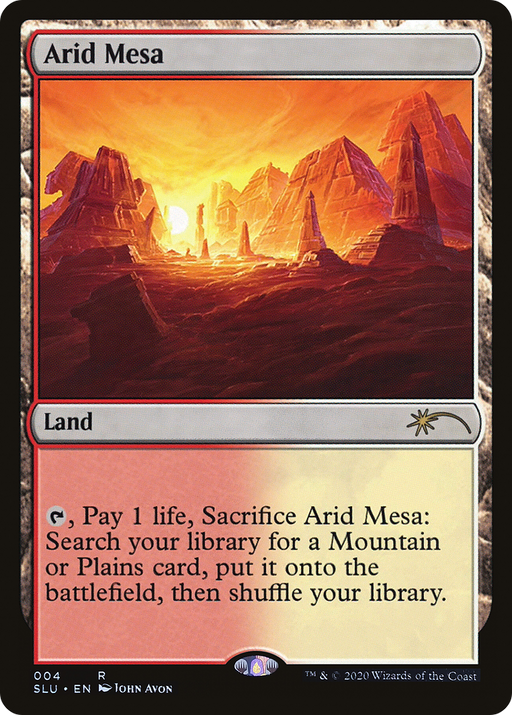 Arid Mesa (SLU-004) [Secret Lair] Ultimate Edition MTG Single Wizards of the Coast