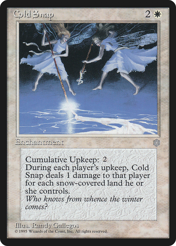 Cold Snap (ICE-) [Ice Age] MTG Single Wizards of the Coast