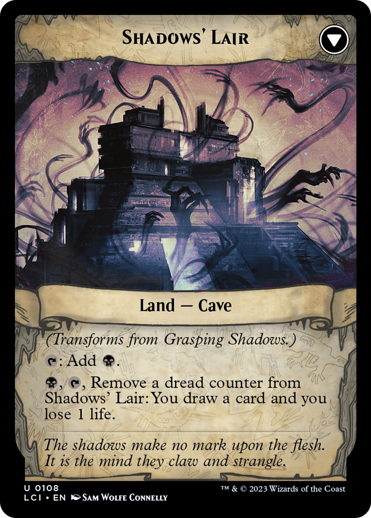 Grasping Shadows (LCI-108) [The Lost Caverns of Ixalan] MTG Single Wizards of the Coast