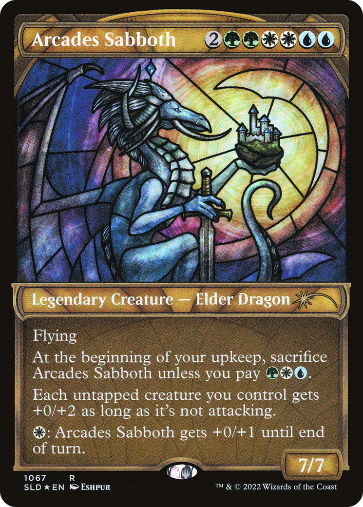 Arcades Sabboth (Stained Glass) (Textured Foil) (SLD-1067) [Secret Lair] Drop (Showcase) Foil MTG Single Wizards of the Coast