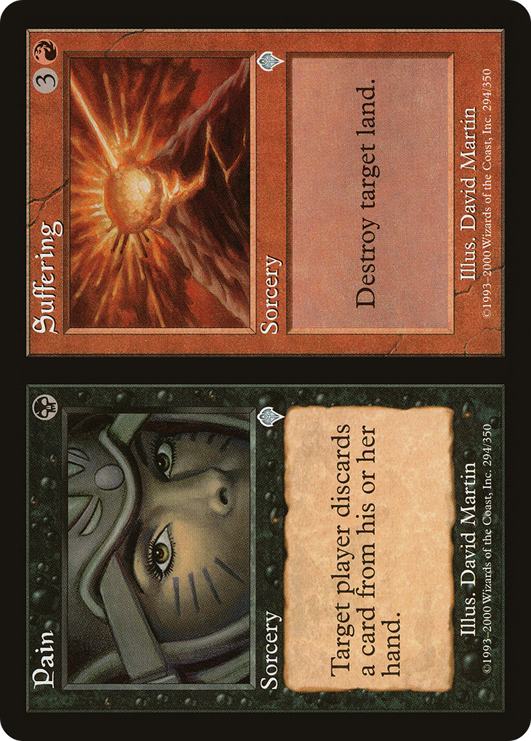 Pain // Suffering (INV-294) [Invasion] Foil MTG Single Wizards of the Coast