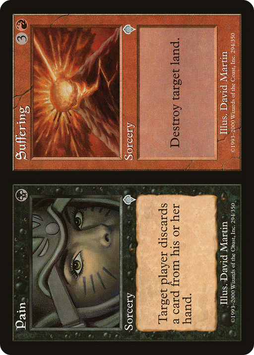 Pain // Suffering (INV-294) [Invasion] MTG Single Wizards of the Coast
