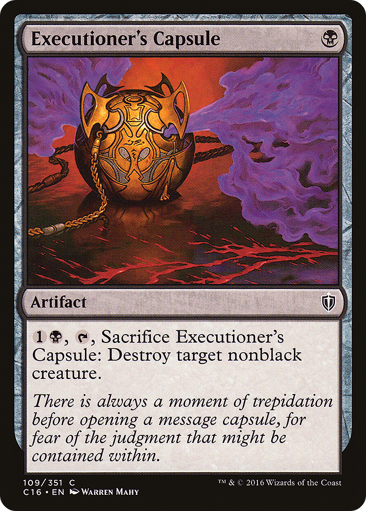 Executioner's Capsule (C16-109) [Commander 2016] MTG Single Wizards of the Coast