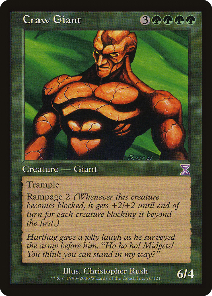 Craw Giant (TSB-076) [Time Spiral Timeshifted] Foil MTG Single Wizards of the Coast