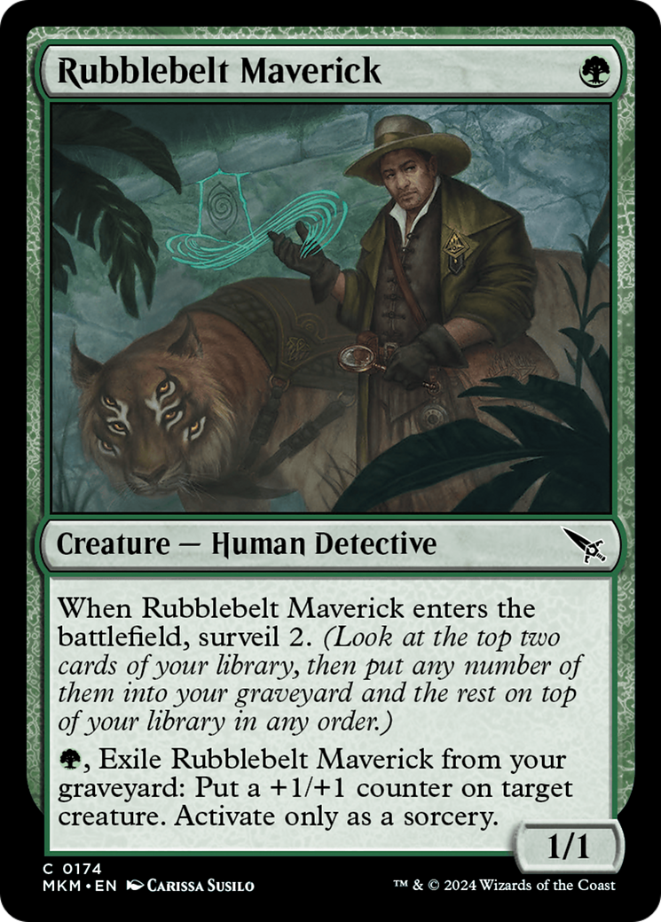 Rubblebelt Maverick (MKM-174) [Murders at Karlov Manor] MTG Single Murders at Karlov Manor