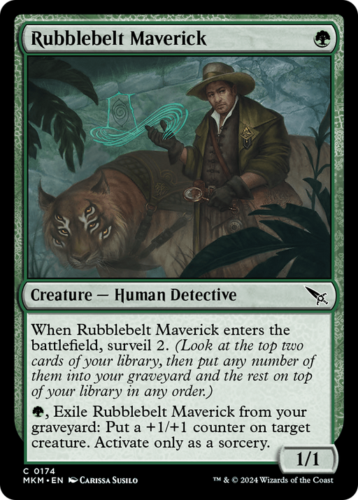 Rubblebelt Maverick (MKM-174) [Murders at Karlov Manor] MTG Single Murders at Karlov Manor