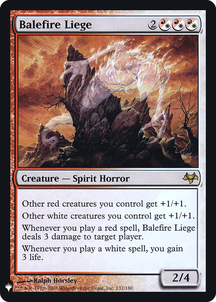 Balefire Liege (PLST-EVE-132) [Mystery Booster] The List MTG Single Wizards of the Coast