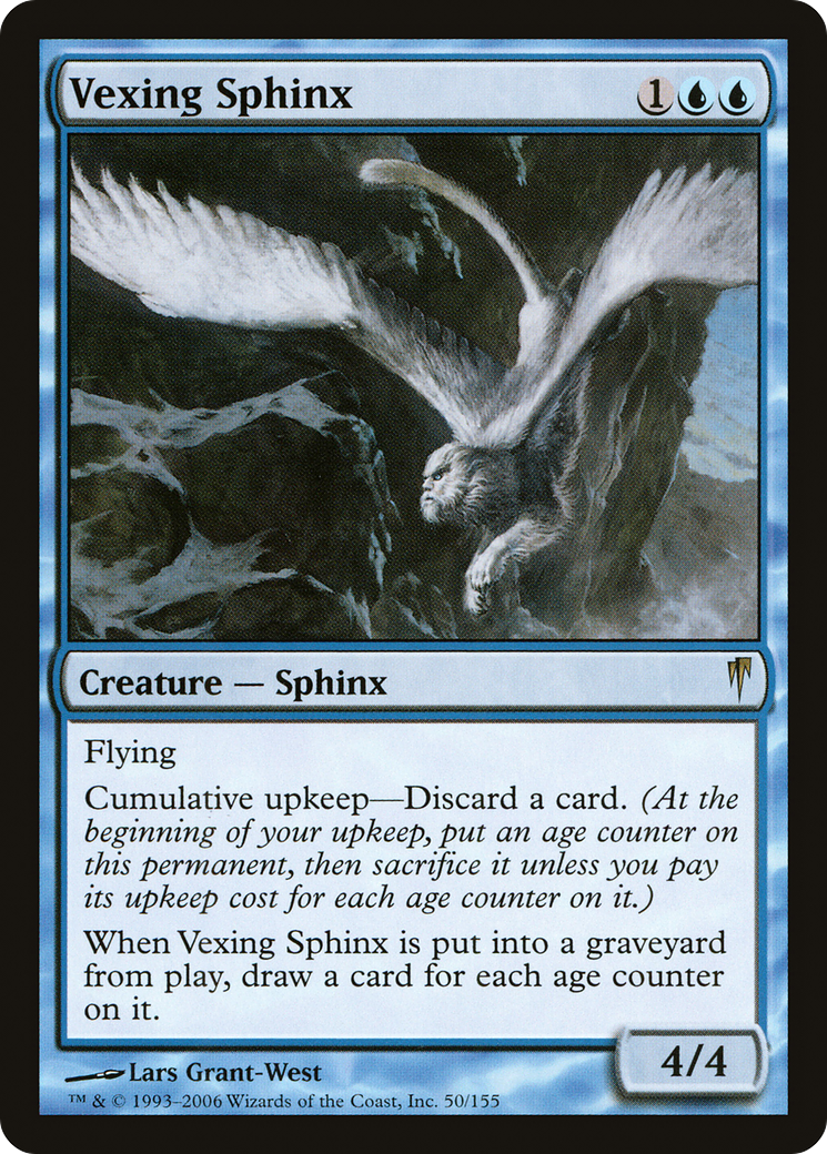 Vexing Sphinx (CSP-050) [Coldsnap] MTG Single Wizards of the Coast