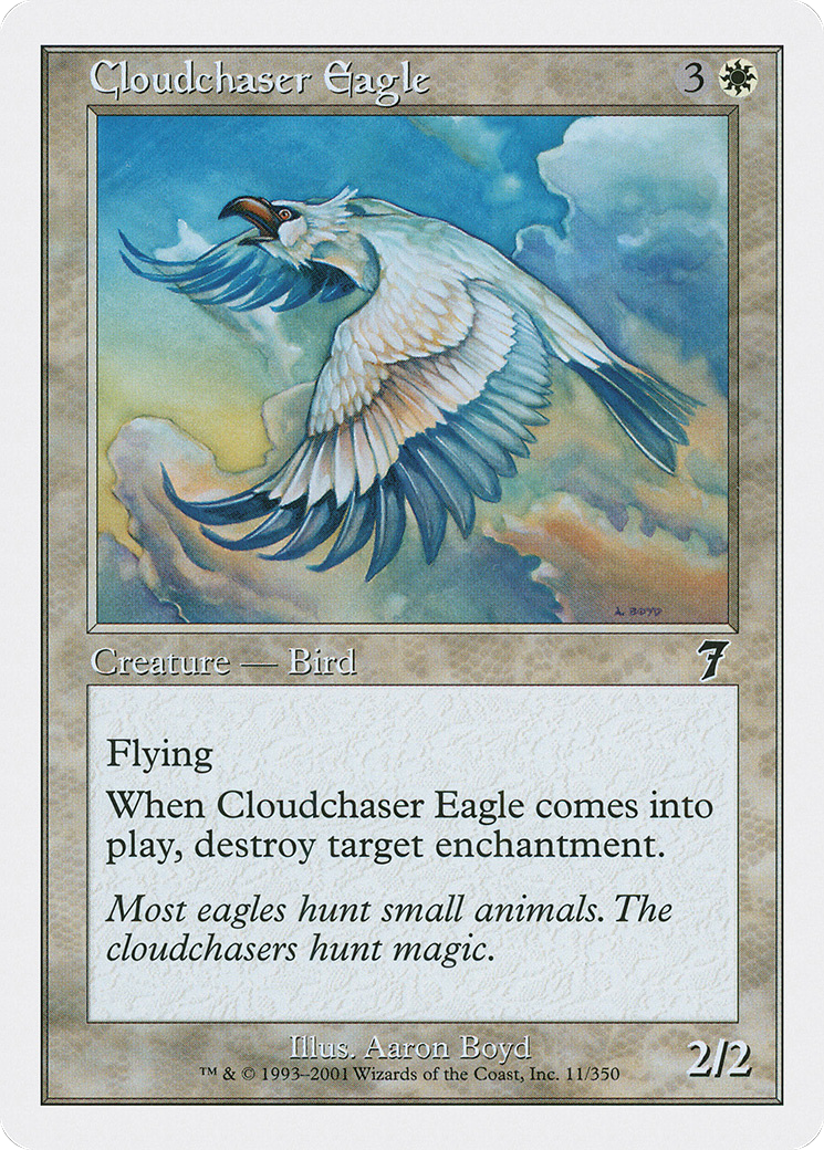 Cloudchaser Eagle (7ED-011) [7th Edition] MTG Single Wizards of the Coast