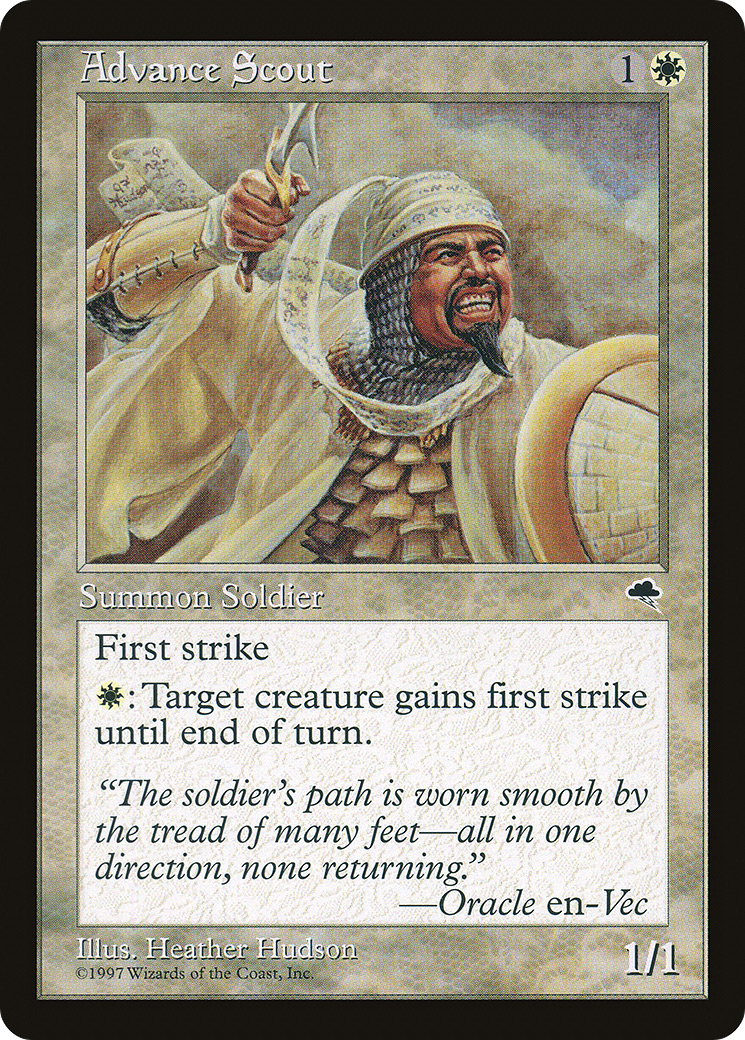 Advance Scout (TMP-001) [Tempest] MTG Single Wizards of the Coast