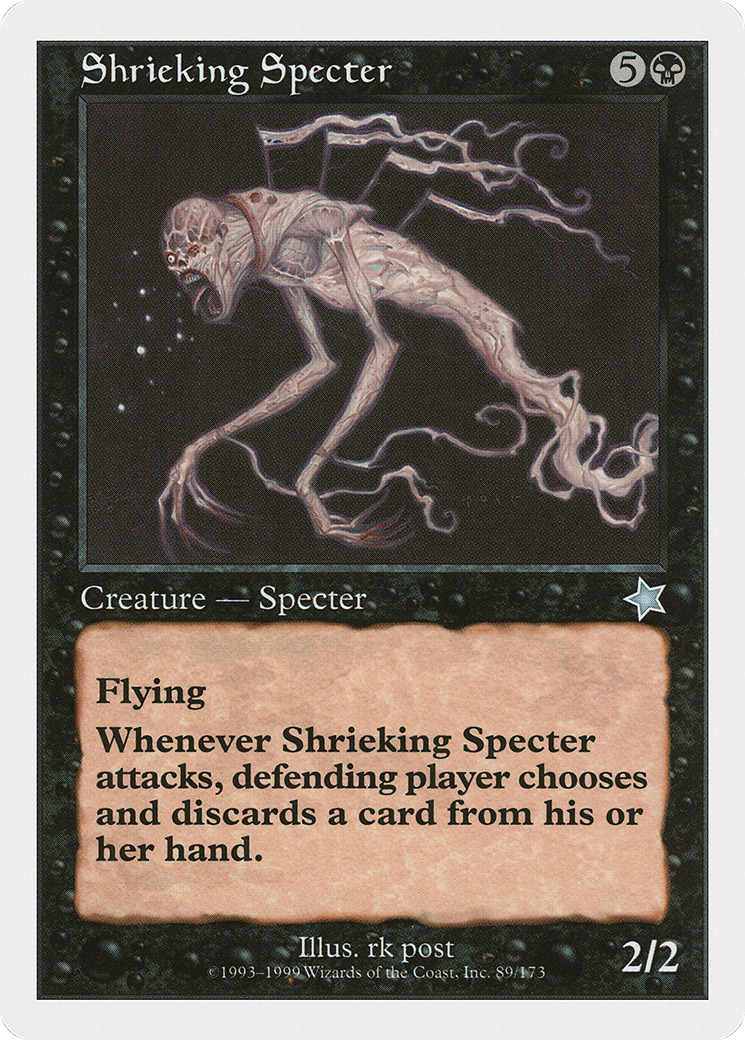Shrieking Specter (S99-089) [Misc] Starter 1999 MTG Single Wizards of the Coast