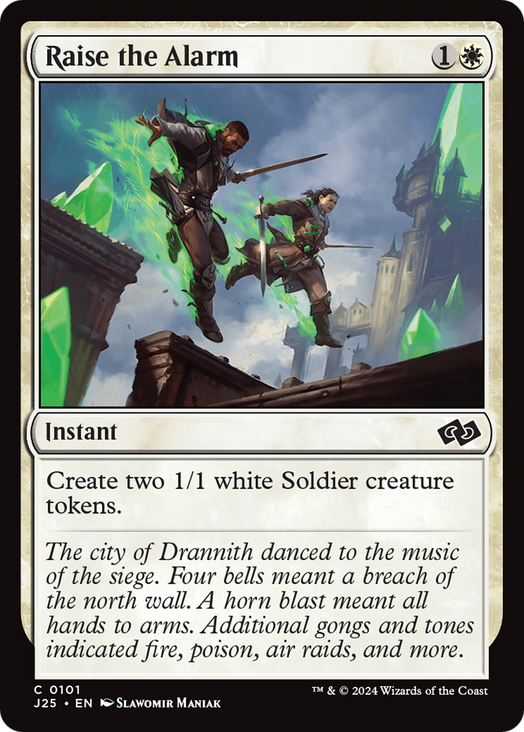 Raise the Alarm (J25-101) [Foundations Jumpstart] MTG Single Wizards of the Coast