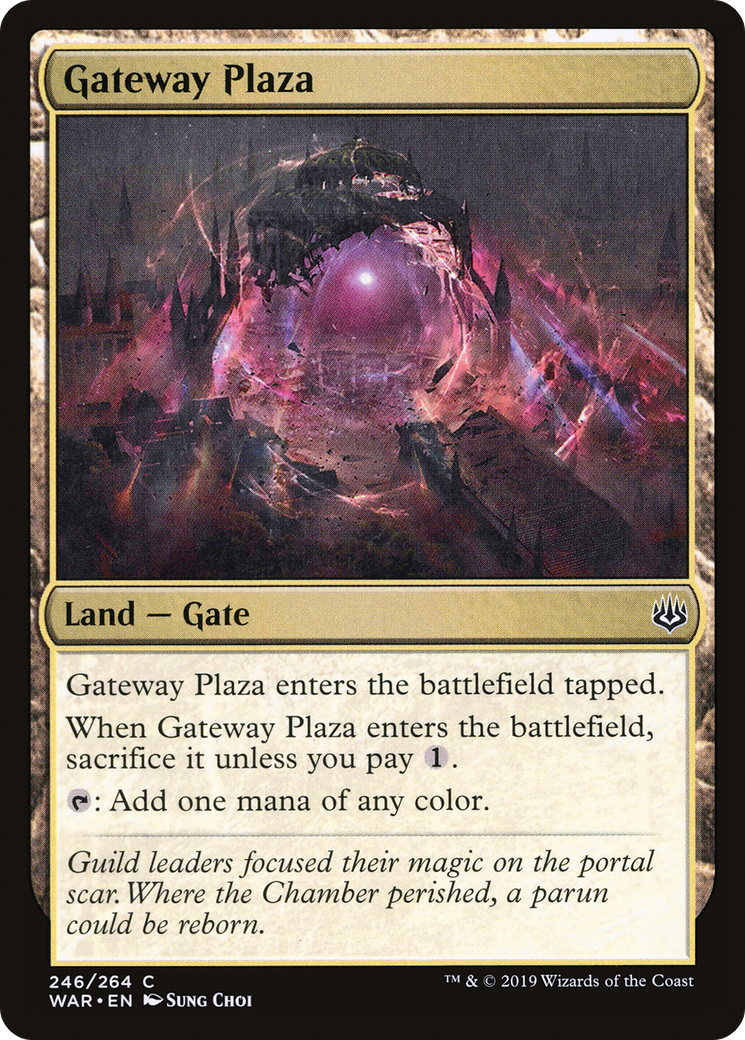 Gateway Plaza (WAR-246) [War of the Spark] MTG Single Wizards of the Coast