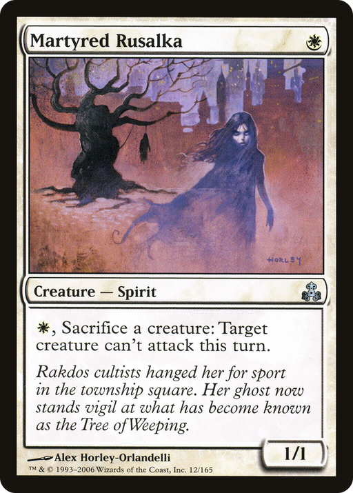 Martyred Rusalka (GPT-012) [Guildpact] Foil MTG Single Wizards of the Coast