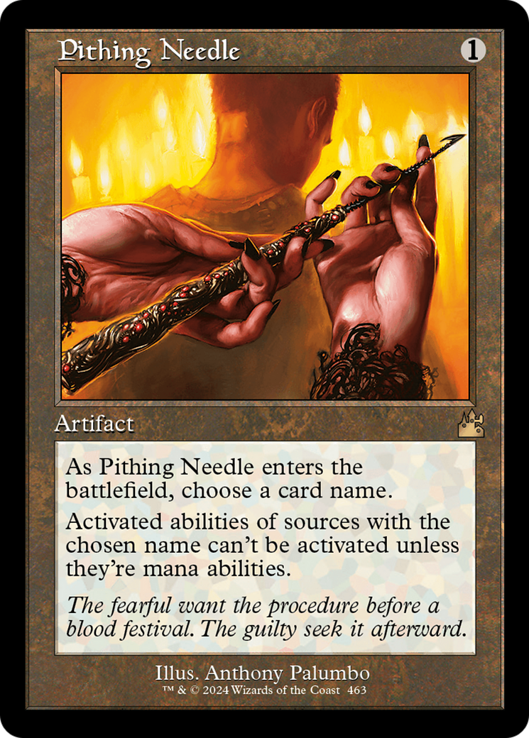 Pithing Needle (RVR-463) [Ravnica Remastered] Foil MTG Single Wizards of the Coast