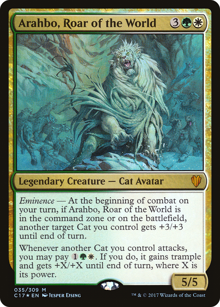 Arahbo, Roar of the World (C17-035) [Commander 2017] Foil MTG Single Wizards of the Coast