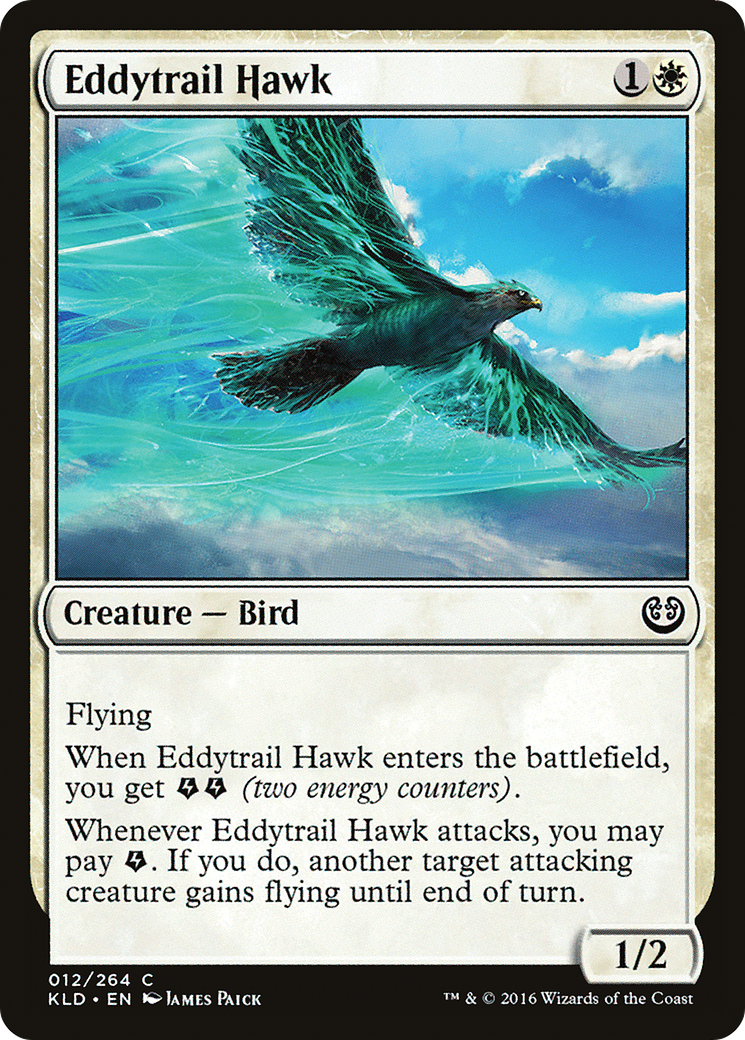 Eddytrail Hawk (KLD-012) [Kaladesh] Foil MTG Single Wizards of the Coast