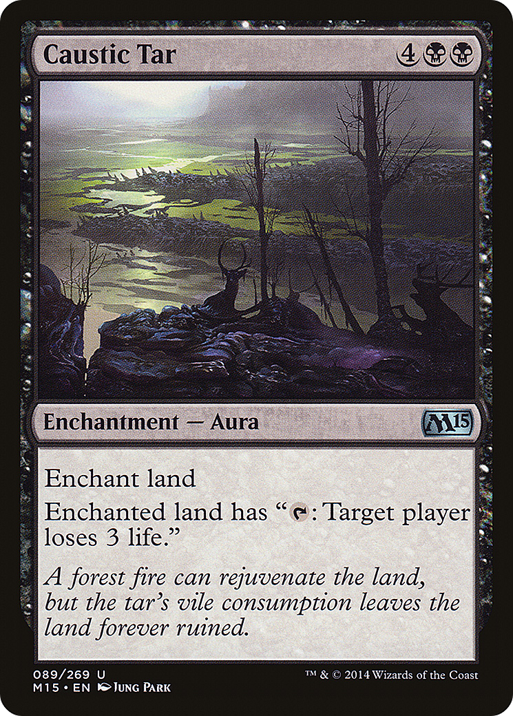 Caustic Tar (M15-089) [Magic 2015] MTG Single Wizards of the Coast