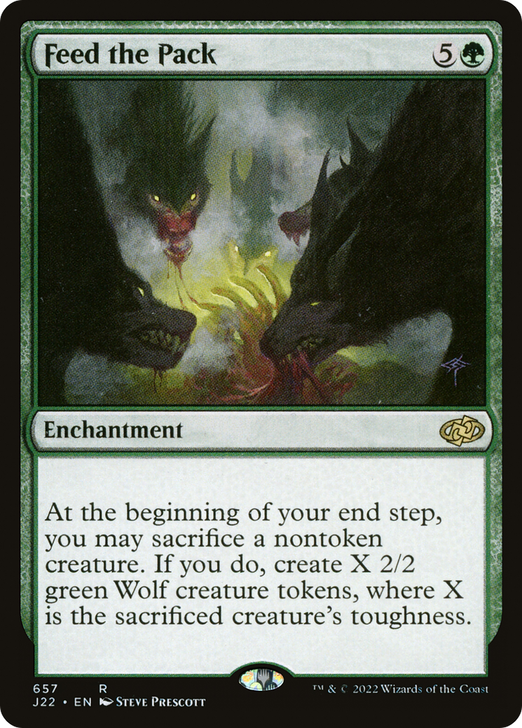 Feed the Pack (J22-657) [Jumpstart 2022] MTG Single Wizards of the Coast