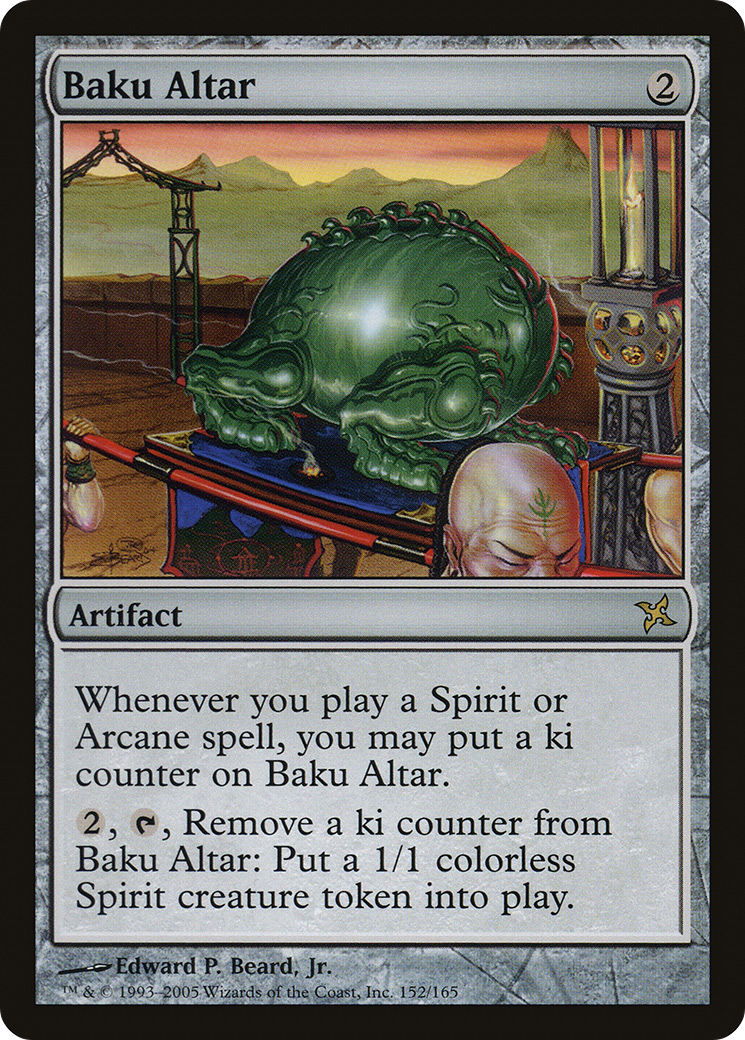 Baku Altar (BOK-152) [Betrayers of Kamigawa] Foil MTG Single Wizards of the Coast