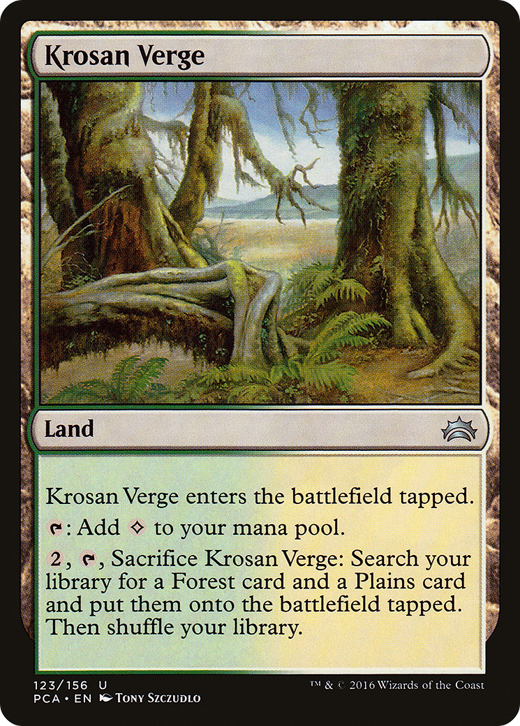 Krosan Verge (PCA-123) [Misc] Planechase Anthology MTG Single Wizards of the Coast
