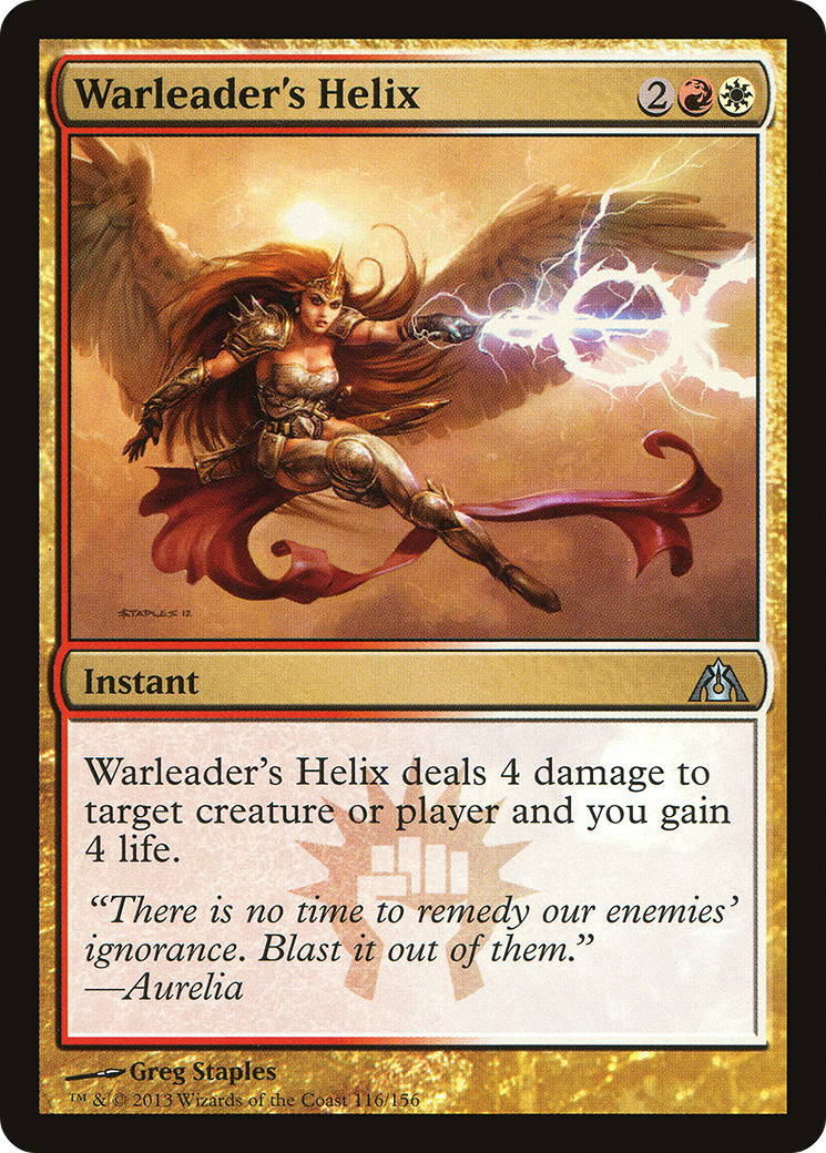 Warleader's Helix (DGM-116) [Dragon's Maze] Foil MTG Single Wizards of the Coast