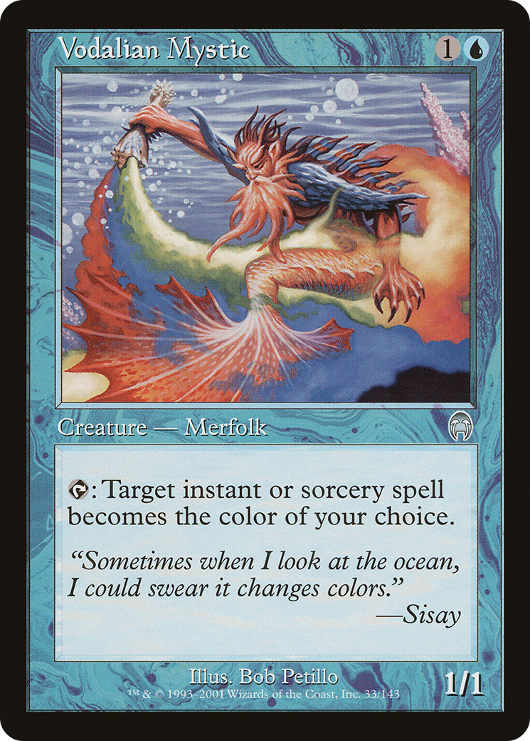 Vodalian Mystic (APC-033) [Apocalypse] MTG Single Wizards of the Coast