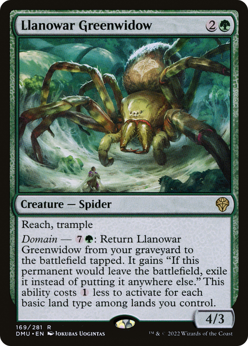 Llanowar Greenwidow (DMU-169) [Dominaria United] MTG Single Wizards of the Coast
