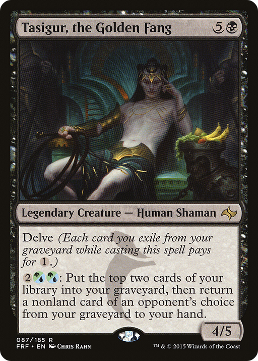 Tasigur, the Golden Fang (FRF-087) [Fate Reforged] MTG Single Wizards of the Coast