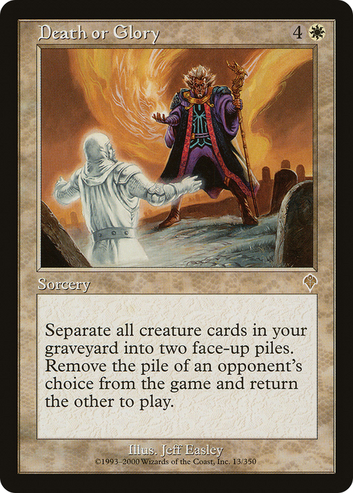Death or Glory (INV-013) [Invasion] Foil MTG Single Wizards of the Coast